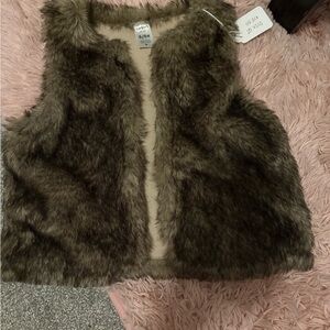 Kids Faux Fur Vest